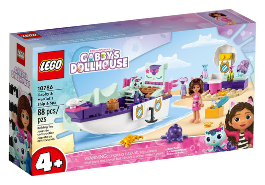 Lego 10786 Gabbys Puppenhaus: Gabbys und Meerkätzchens Schiff und Spa - plegobil