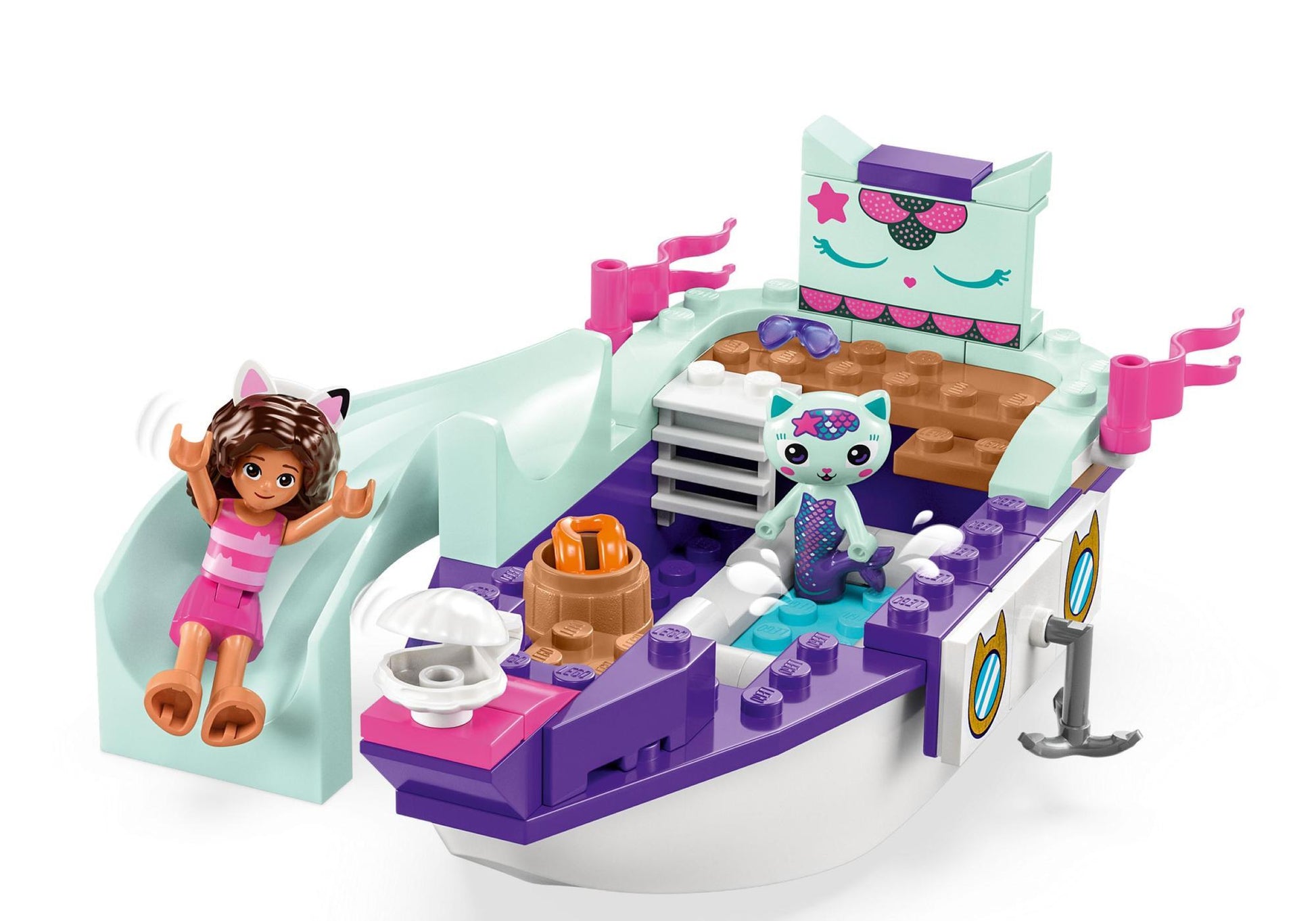 Lego 10786 Gabbys Puppenhaus: Gabbys und Meerkätzchens Schiff und Spa - plegobil