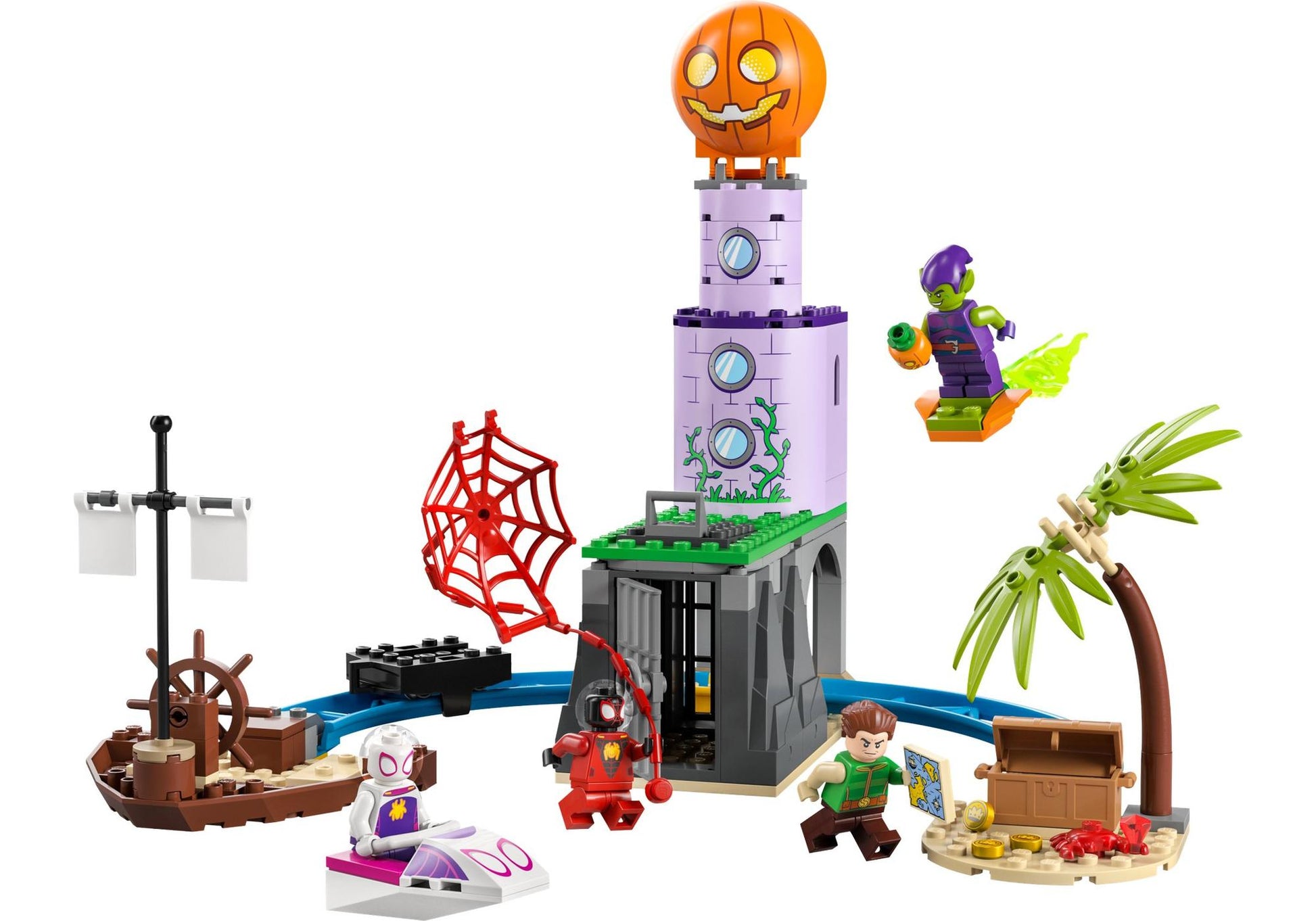 Lego 10790 Spider-Man: Spideys Team an Green Goblins Leuchtturm - plegobil
