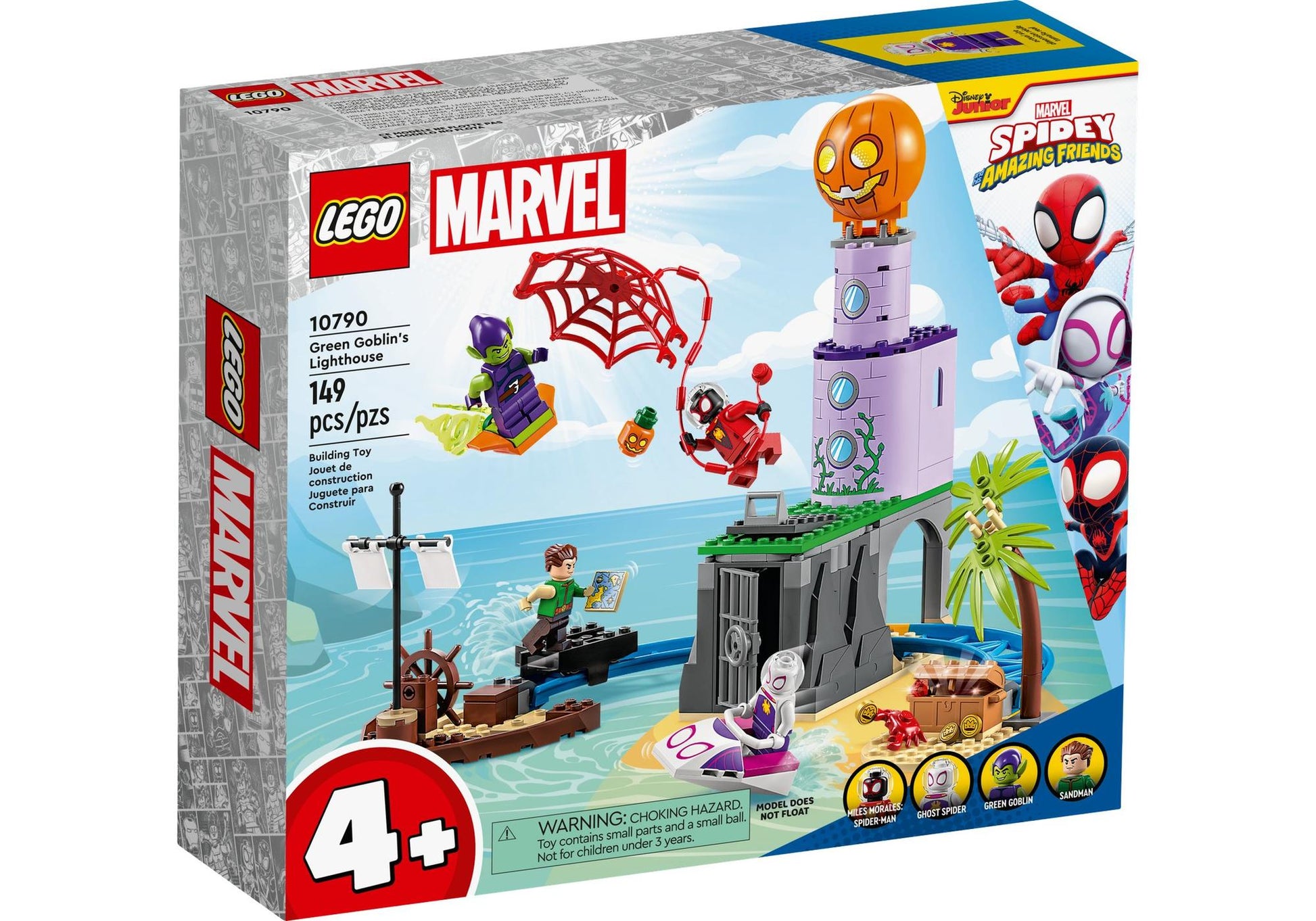 Lego 10790 Spider-Man: Spideys Team an Green Goblins Leuchtturm - plegobil