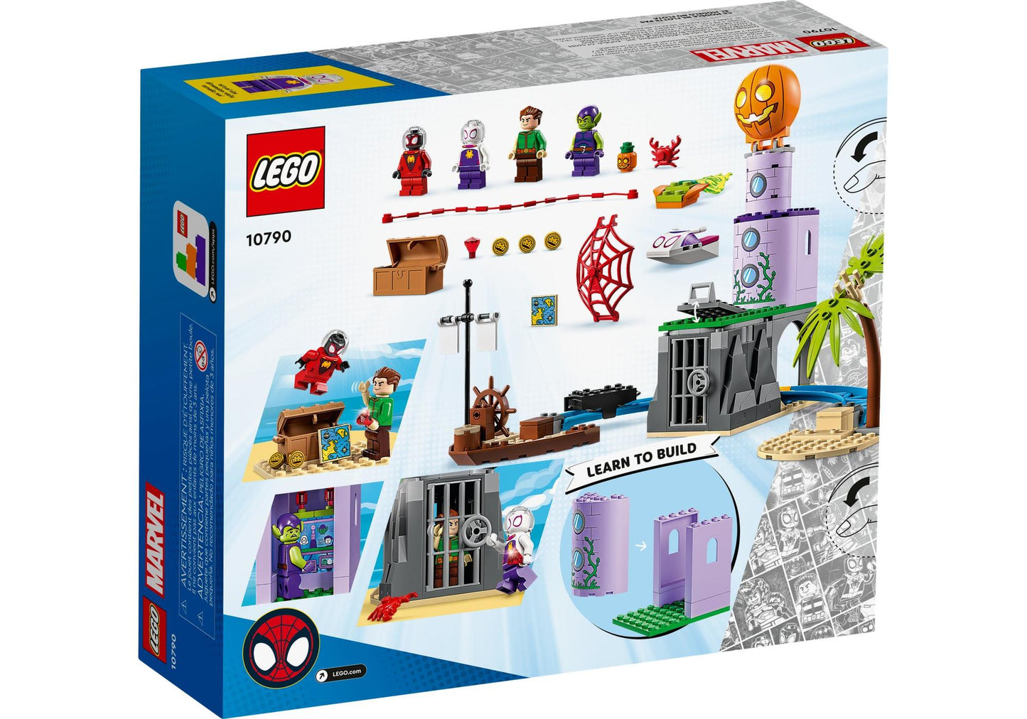Lego 10790 Spider-Man: Spideys Team an Green Goblins Leuchtturm - plegobil