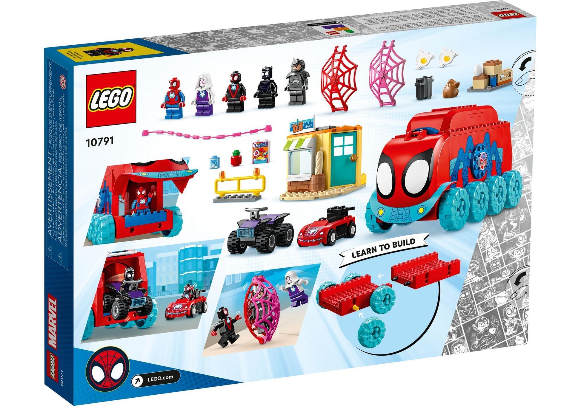 Lego 10791 Spider-Man: Spideys Team-Truck - plegobil