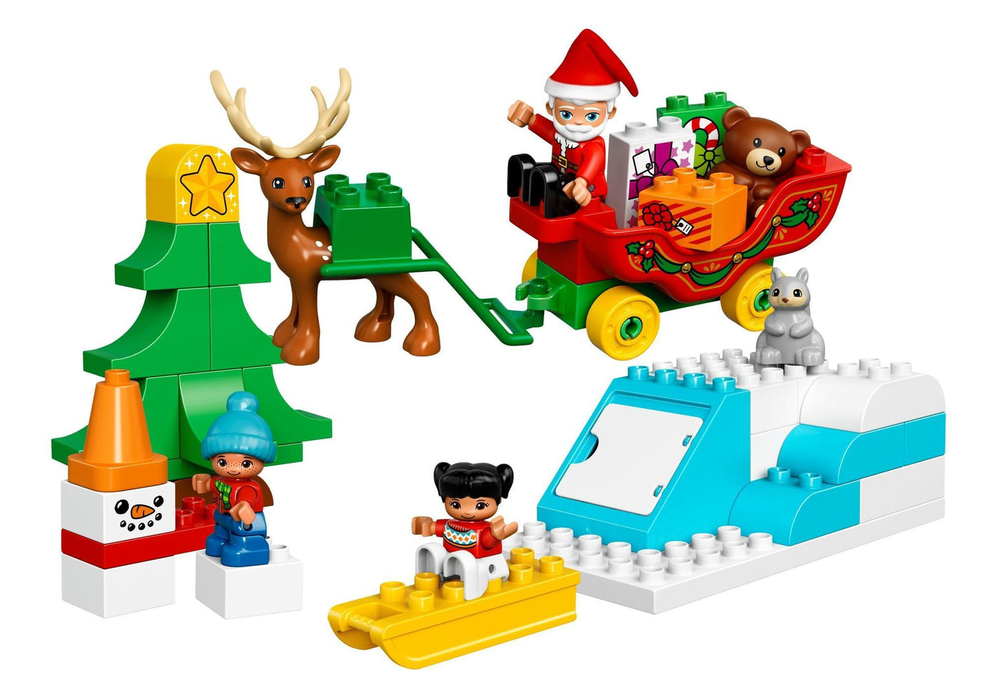 Lego 10837 DUPLO Winterspaß mit dem Weihnachtsmann - plegobil