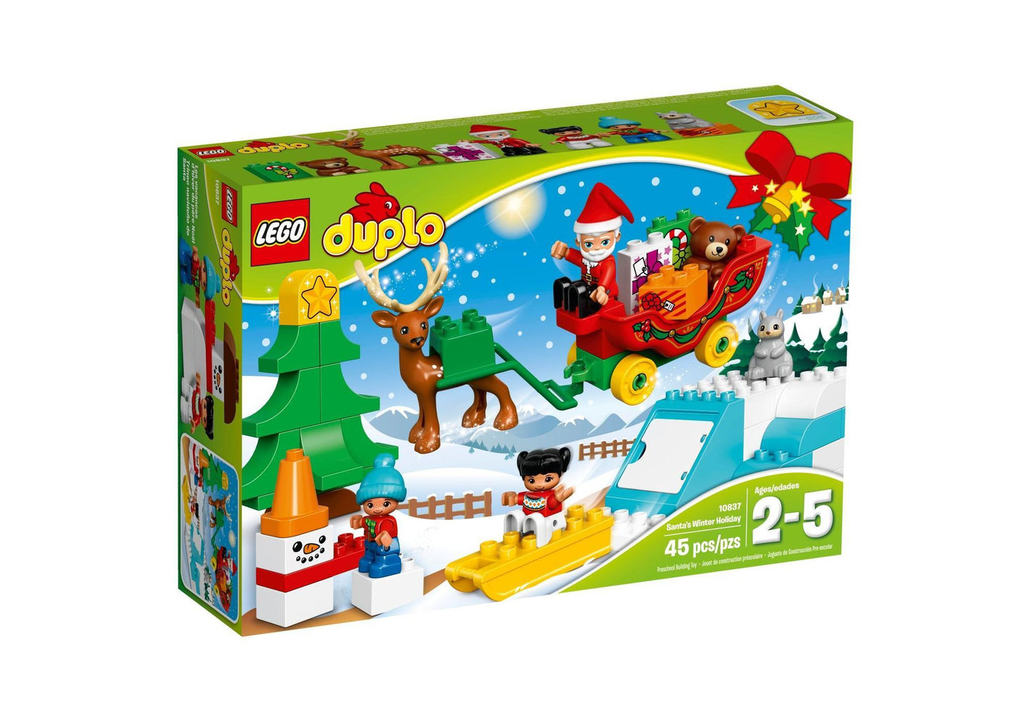 Lego 10837 DUPLO Winterspaß mit dem Weihnachtsmann - plegobil