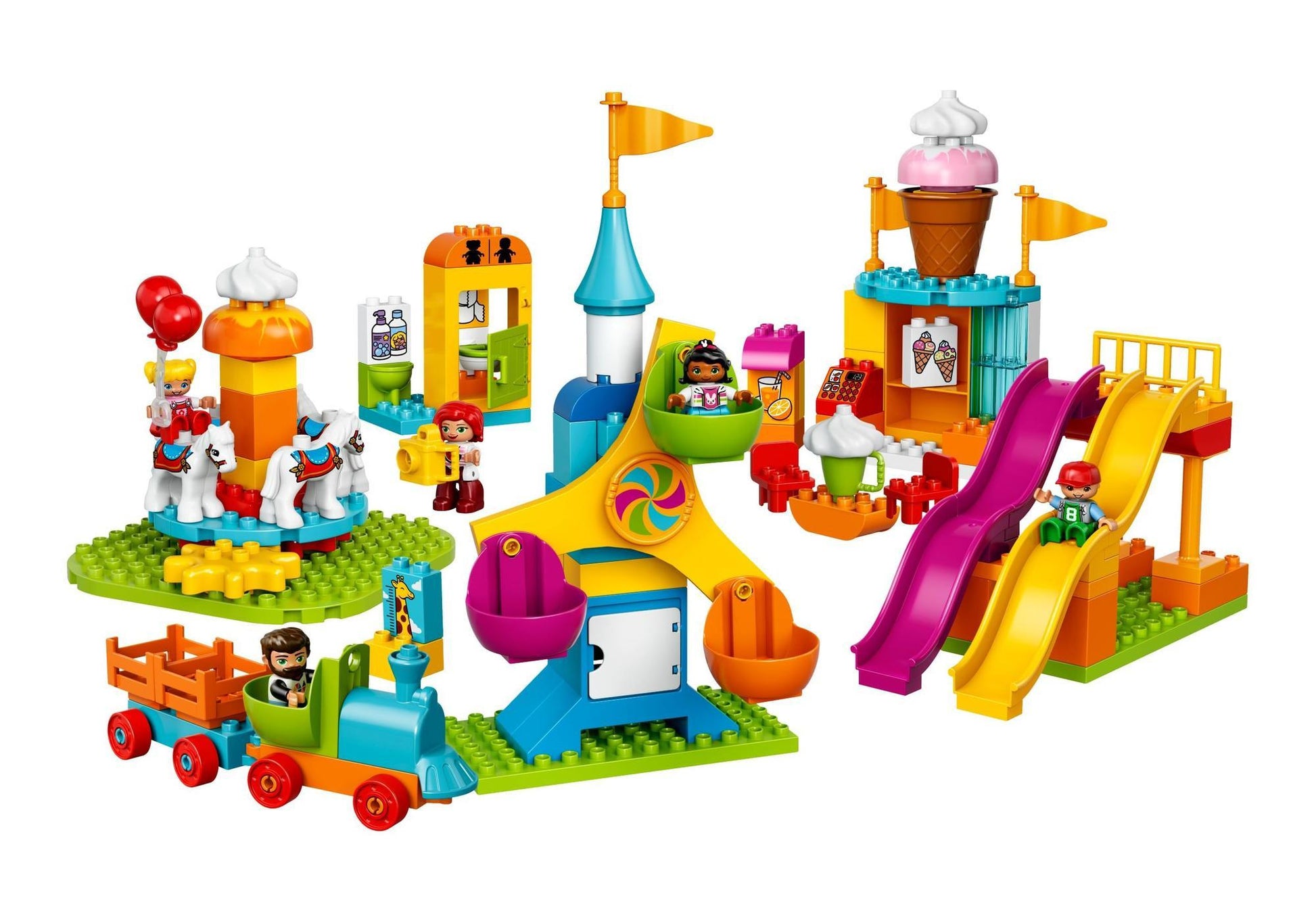 Lego 10840 DUPLO Großer Jahrmarkt - plegobil