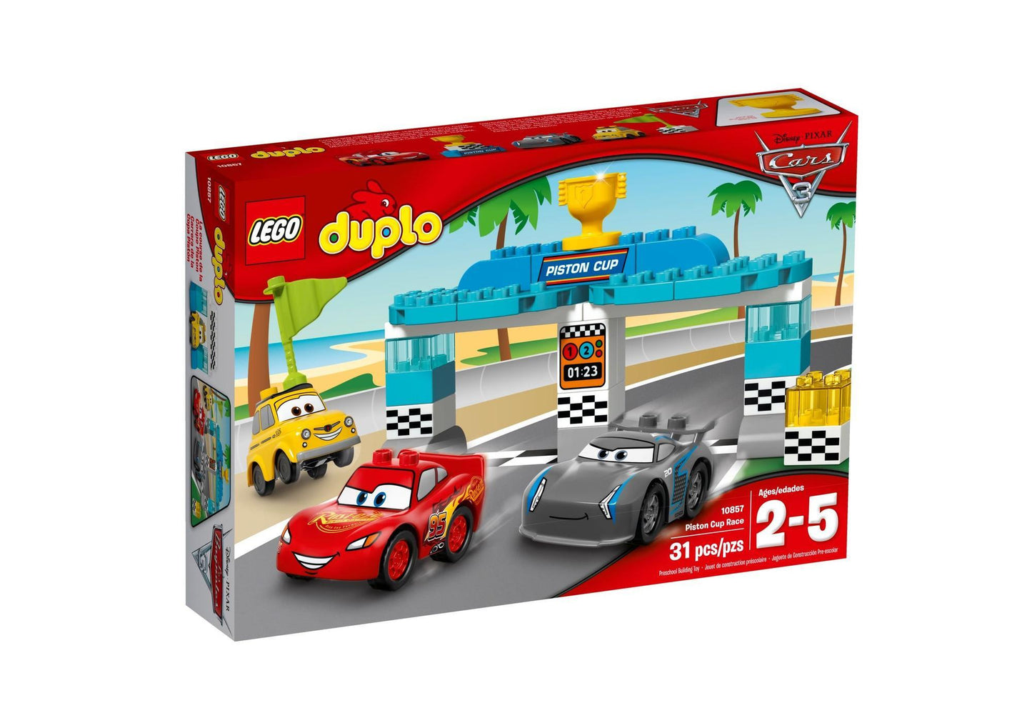 Lego 10857 DUPLO Disney Cars: Piston-Cup-Rennen - plegobil