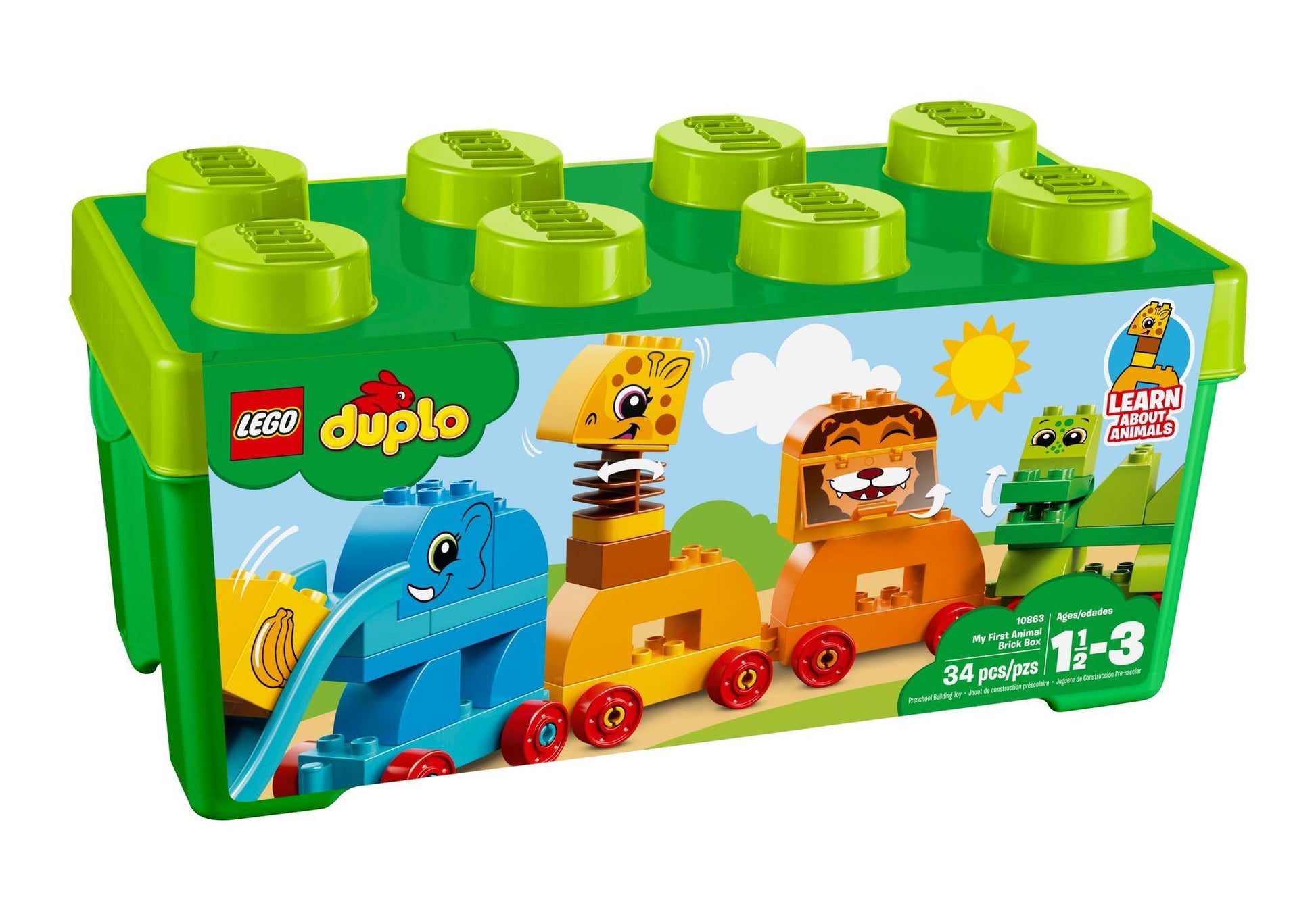Lego 10863 DUPLO Meine erste Steinebox mit Ziehtieren - plegobil