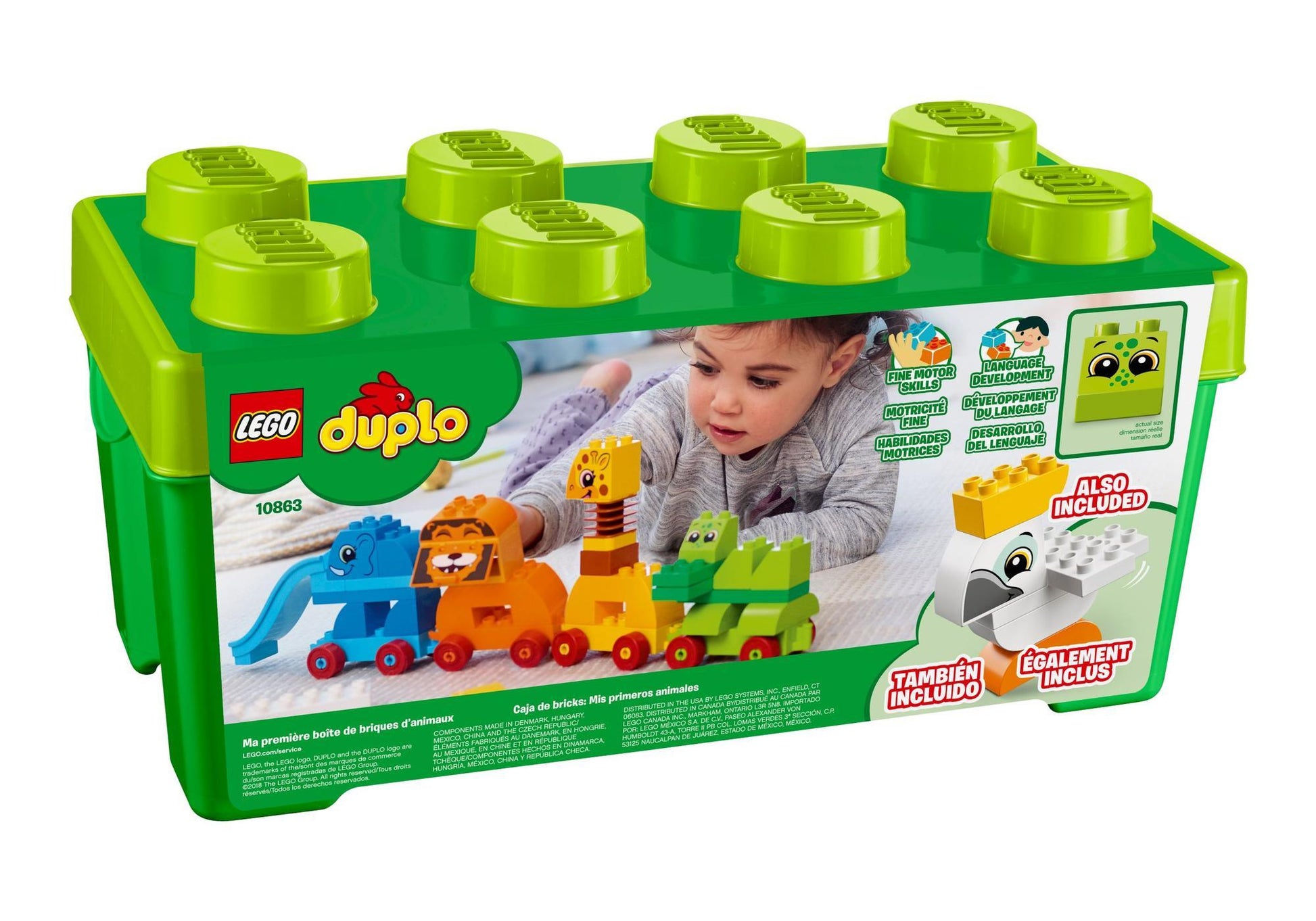 Lego 10863 DUPLO Meine erste Steinebox mit Ziehtieren - plegobil