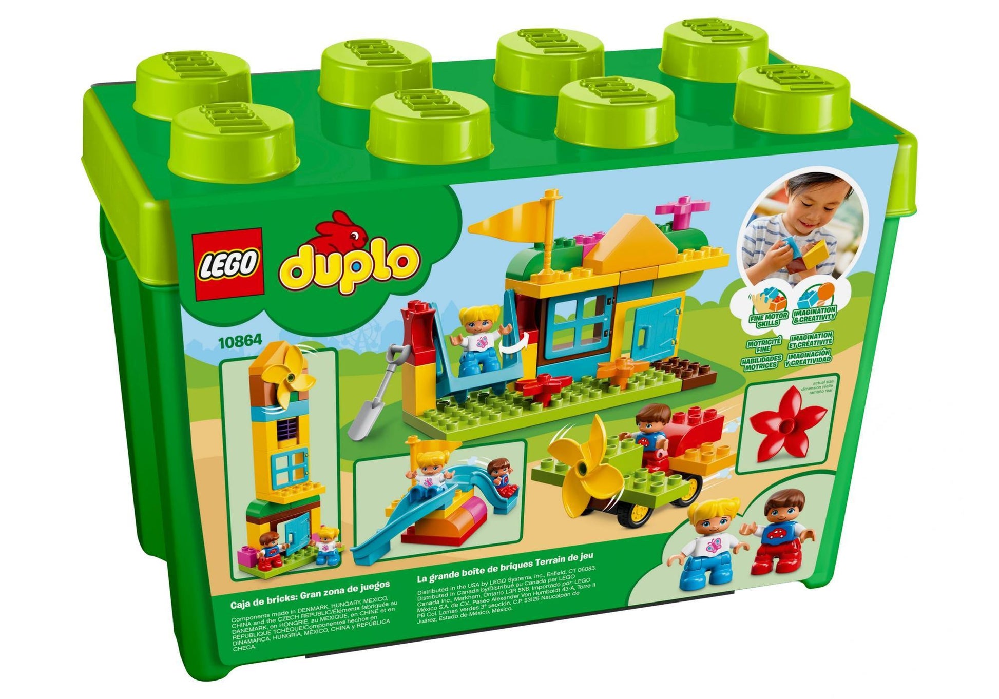 Lego 10864 DUPLO Steinebox mit großem Spielplatz - plegobil