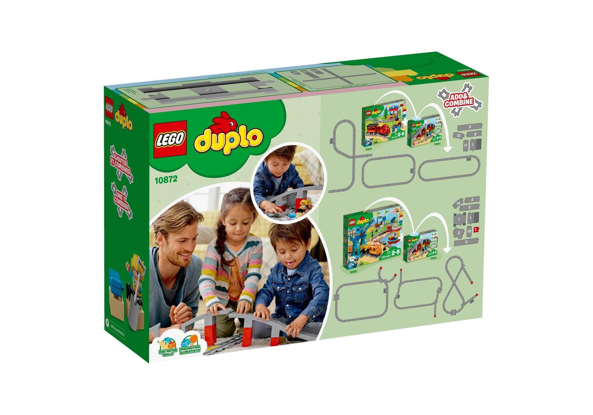 Lego 10872 DUPLO Eisenbahnbrücke und Schienen - plegobil