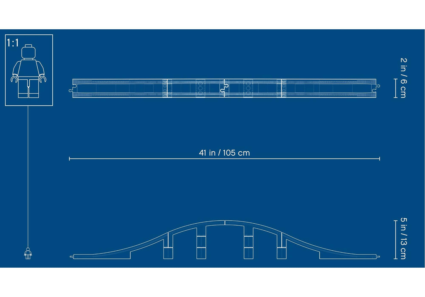 Lego 10872 DUPLO Eisenbahnbrücke und Schienen - plegobil