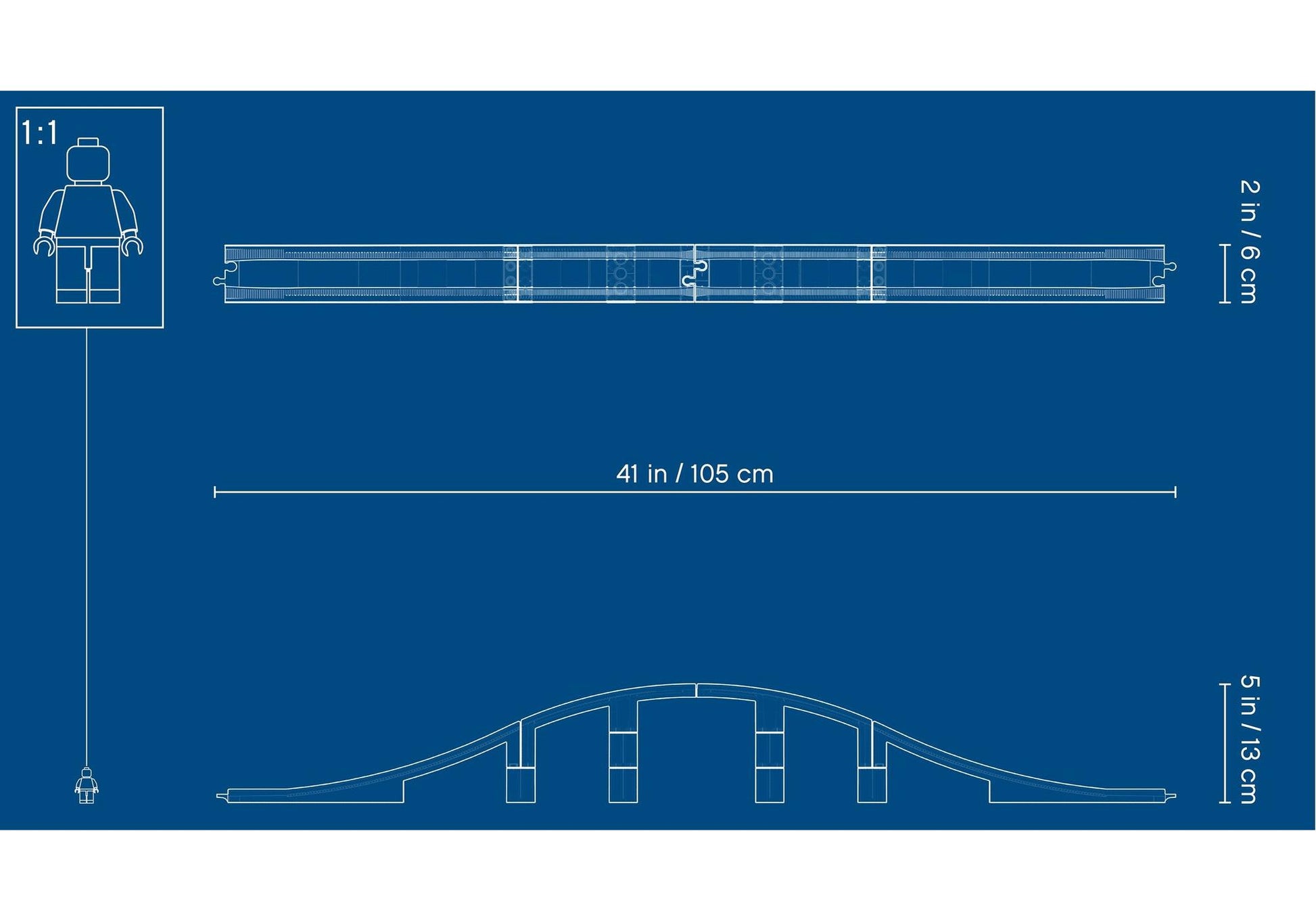 Lego 10872 DUPLO Eisenbahnbrücke und Schienen - plegobil
