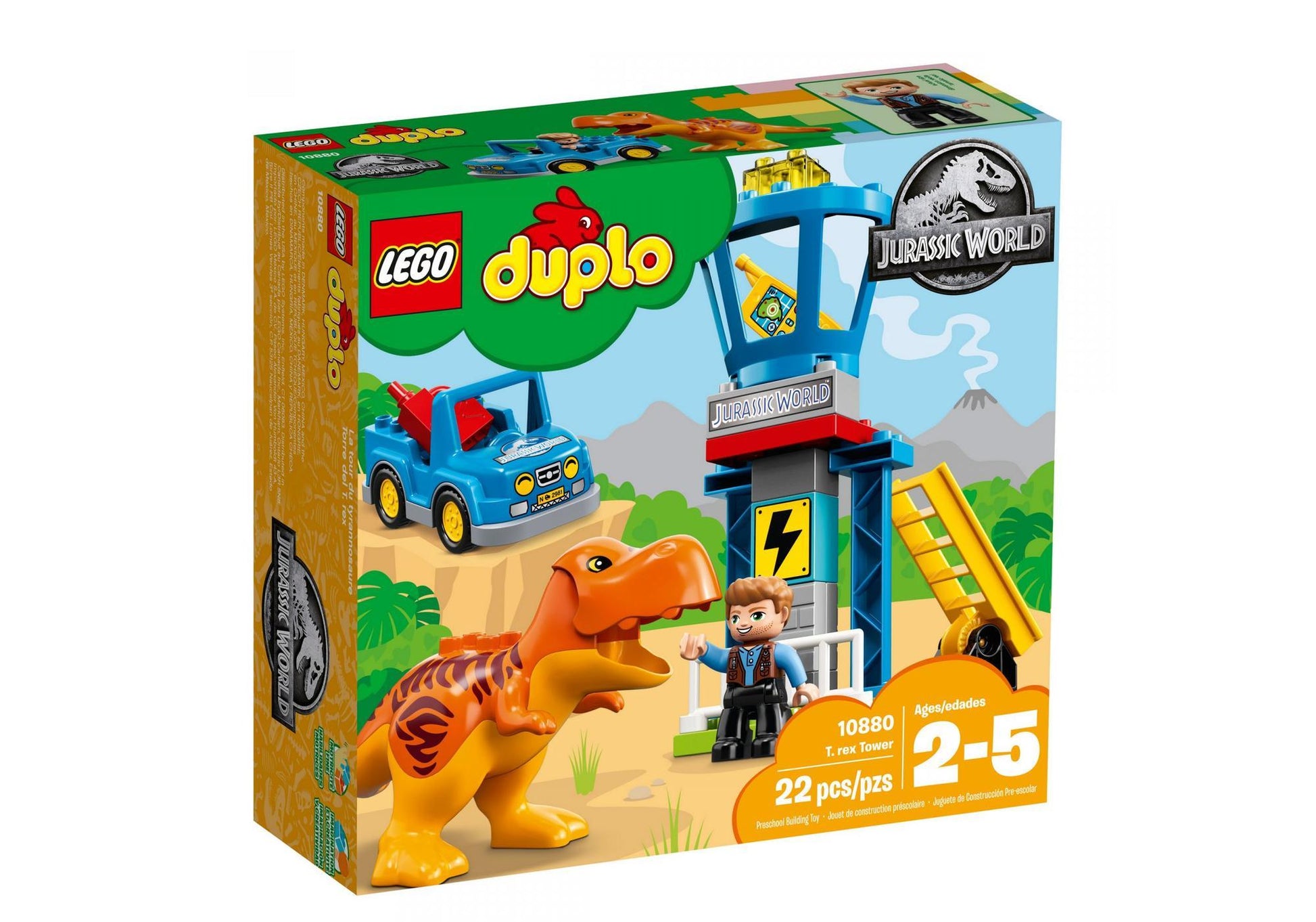 Lego 10880 DUPLO Jurassic World: T-Rex Aussichtsplattform - plegobil