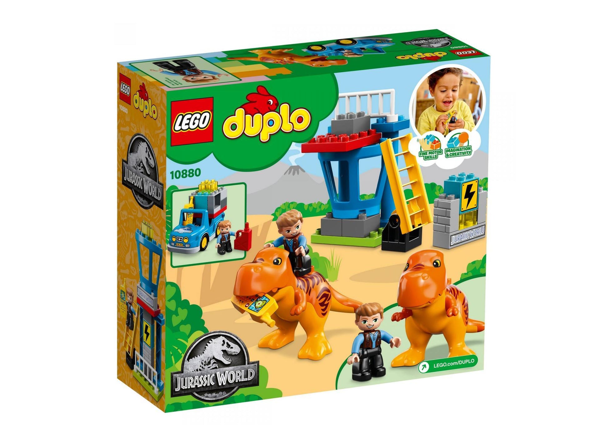 Lego 10880 DUPLO Jurassic World: T-Rex Aussichtsplattform - plegobil