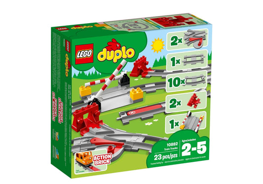 Lego 10882 DUPLO Eisenbahn Schienen - plegobil