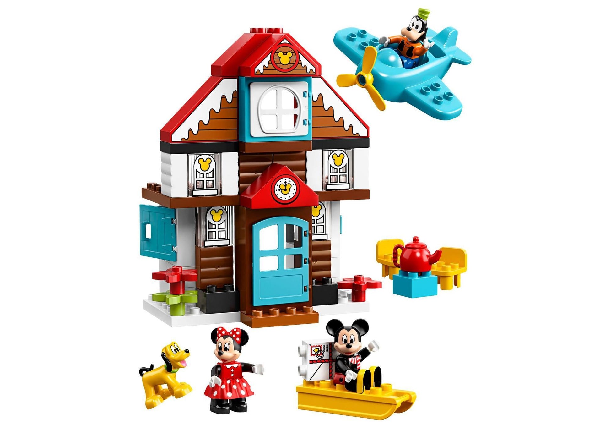 Lego 10889 DUPLO Mickys winterliches Ferienhaus - plegobil