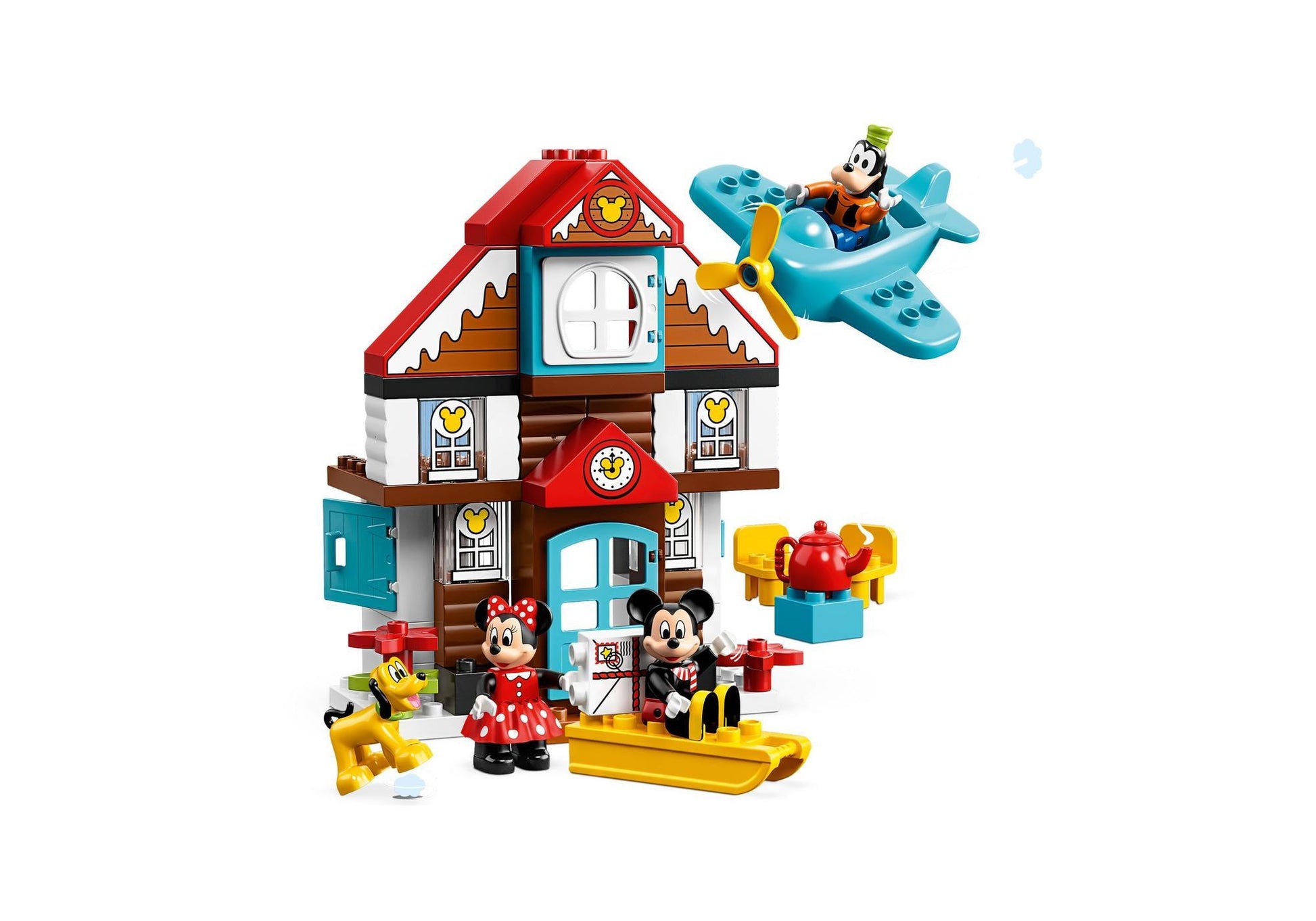 Lego 10889 DUPLO Mickys winterliches Ferienhaus - plegobil