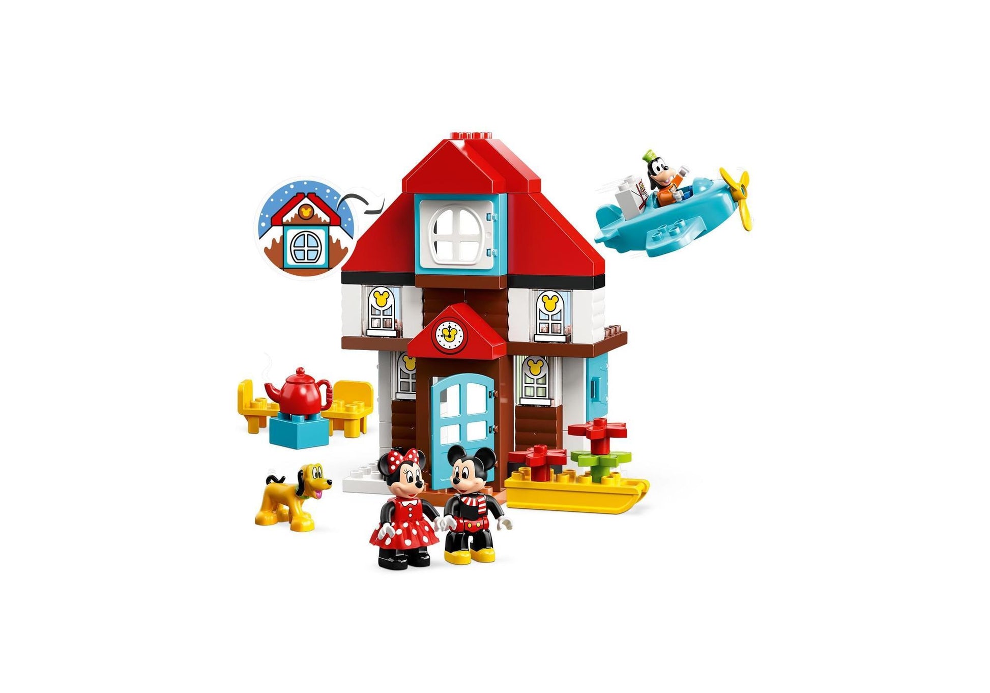 Lego 10889 DUPLO Mickys winterliches Ferienhaus - plegobil