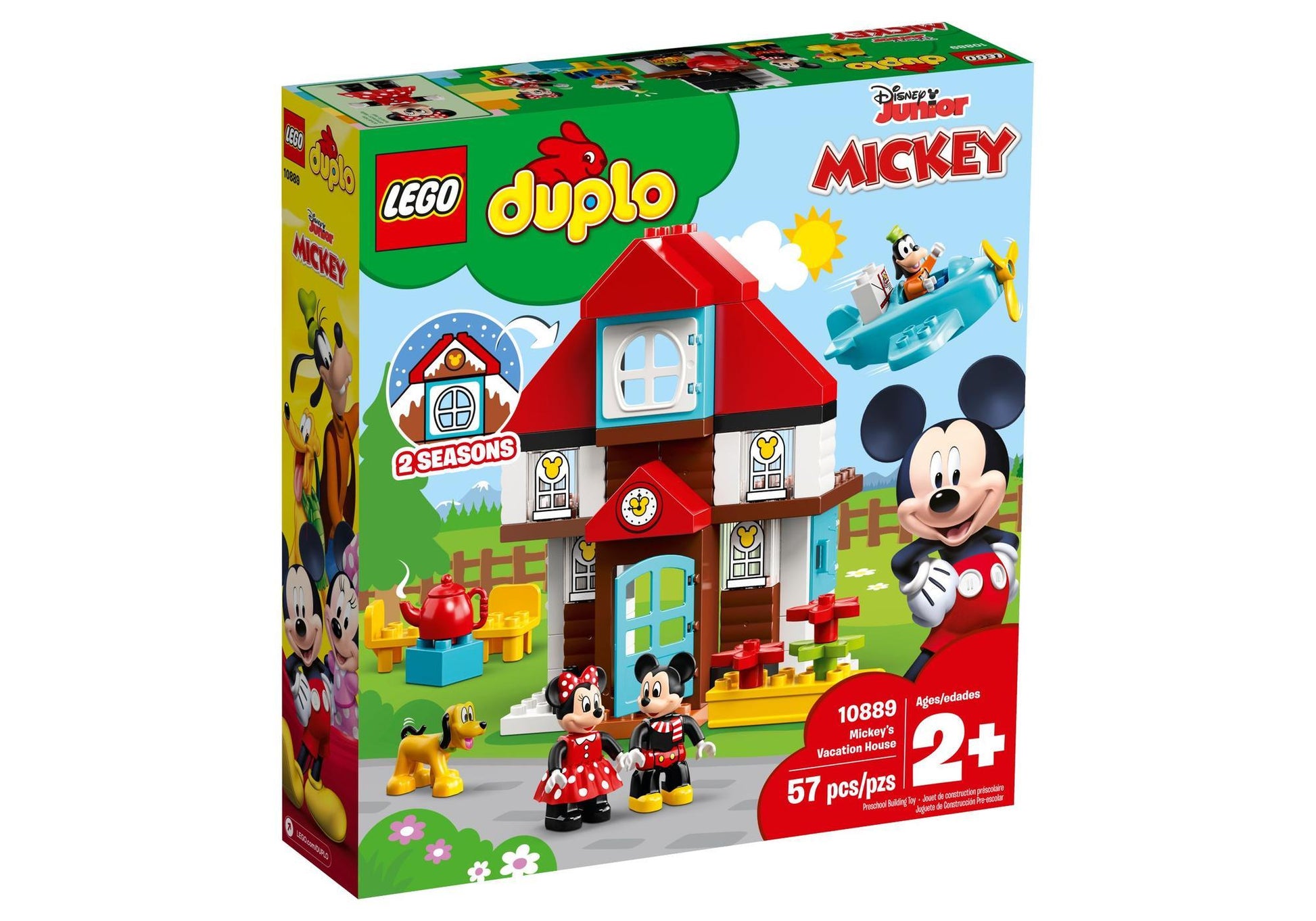 Lego 10889 DUPLO Mickys winterliches Ferienhaus - plegobil