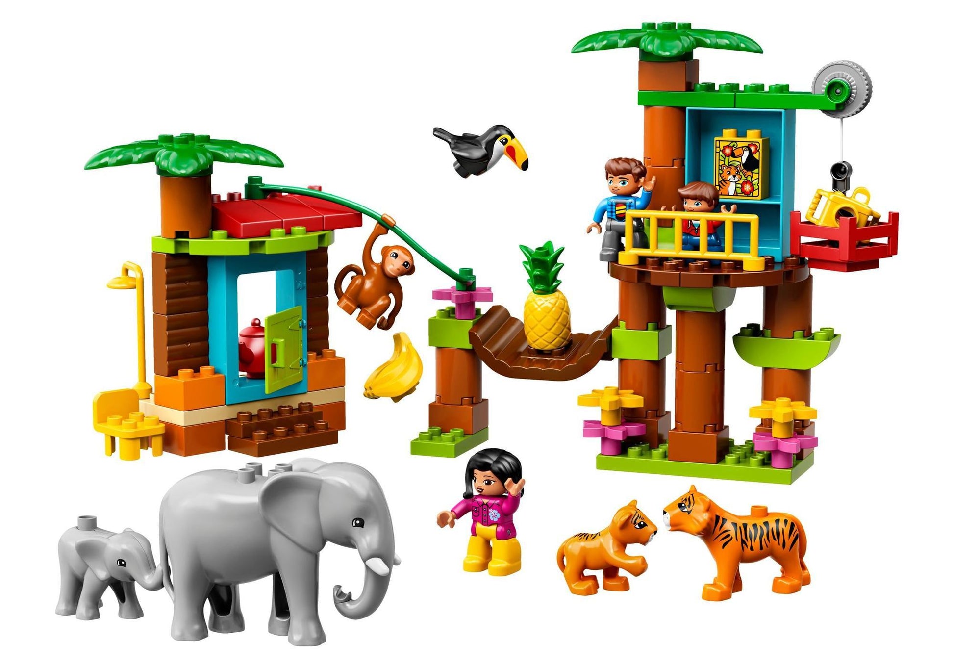 Lego 10906 DUPLO Baumhaus im Dschungel - plegobil