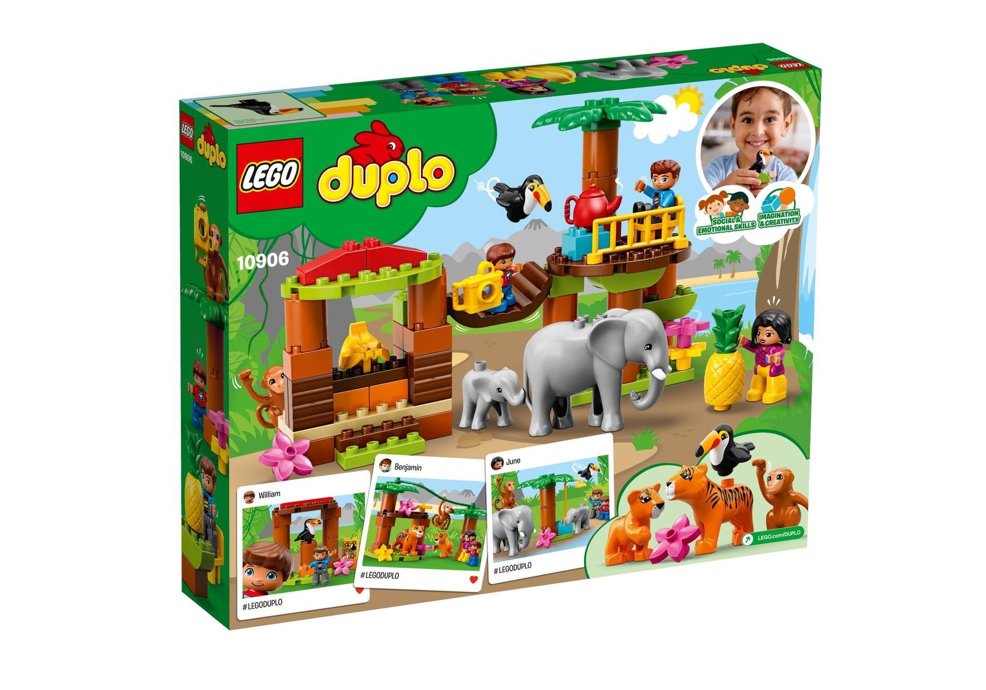 Lego 10906 DUPLO Baumhaus im Dschungel - plegobil