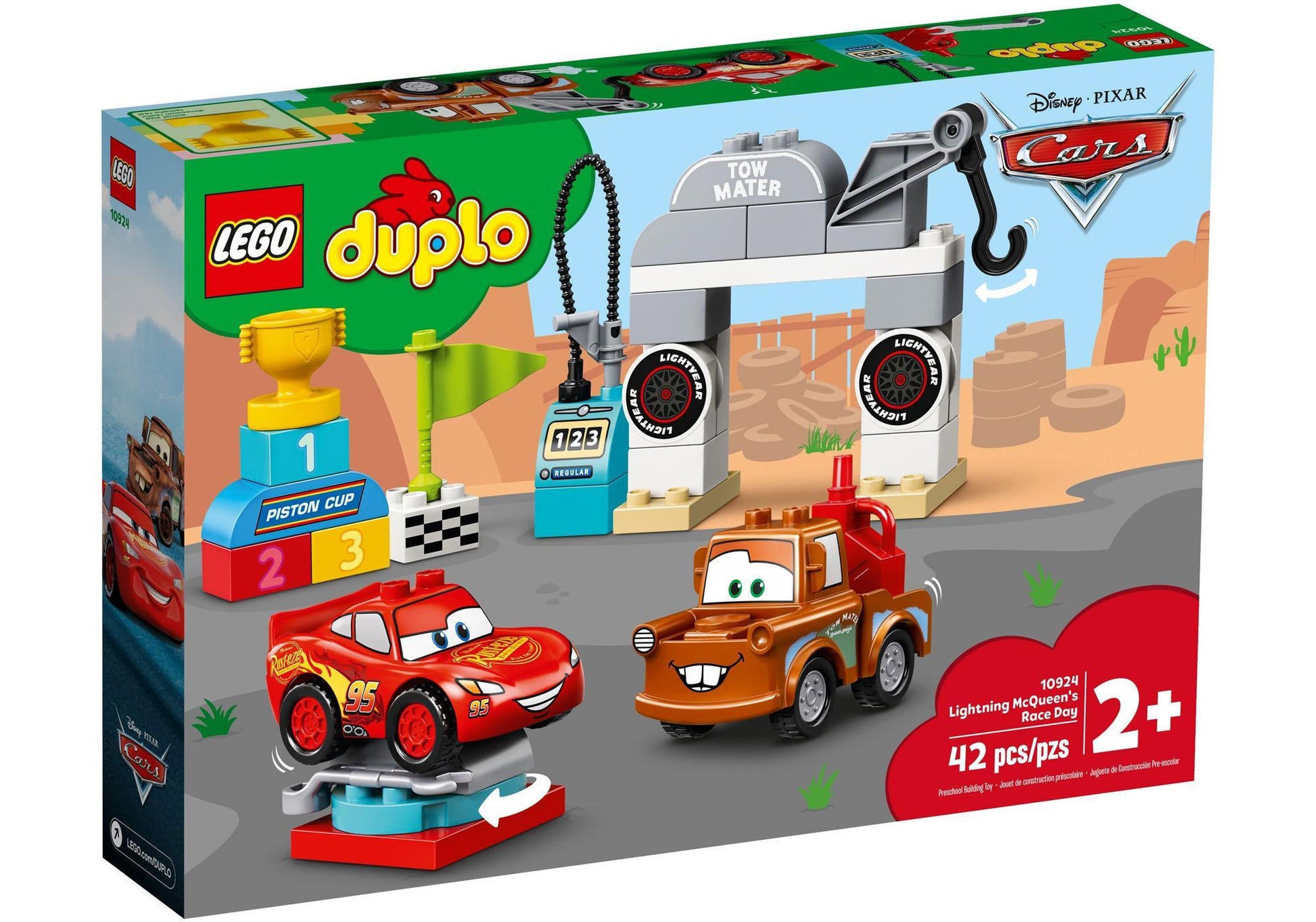 Lego 10924 DUPLO Disney Cars: Lightning McQueens großes Rennen - plegobil