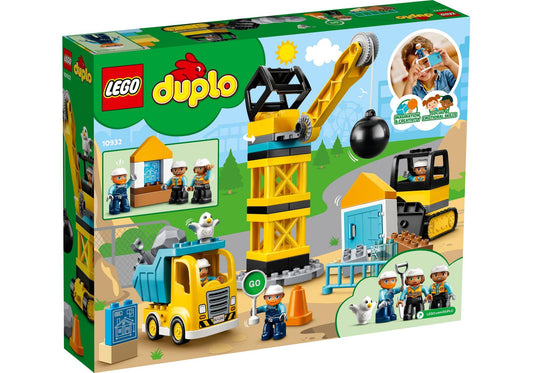 Lego 10932 DUPLO Baustelle mit Abrissbirne - plegobil