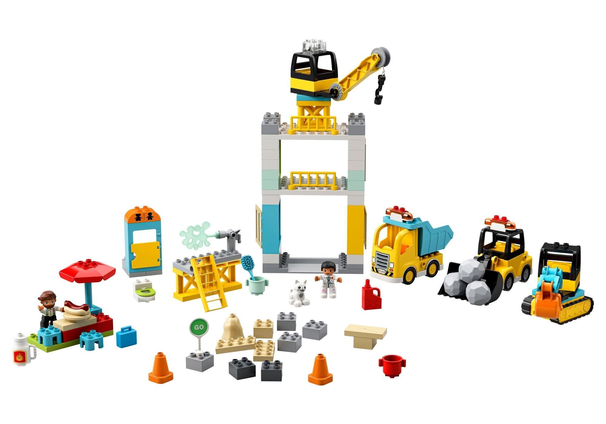 Lego 10933 DUPLO Große Baustelle mit Licht und Ton - plegobil
