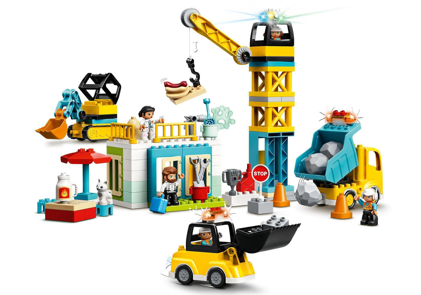 Lego 10933 DUPLO Große Baustelle mit Licht und Ton - plegobil