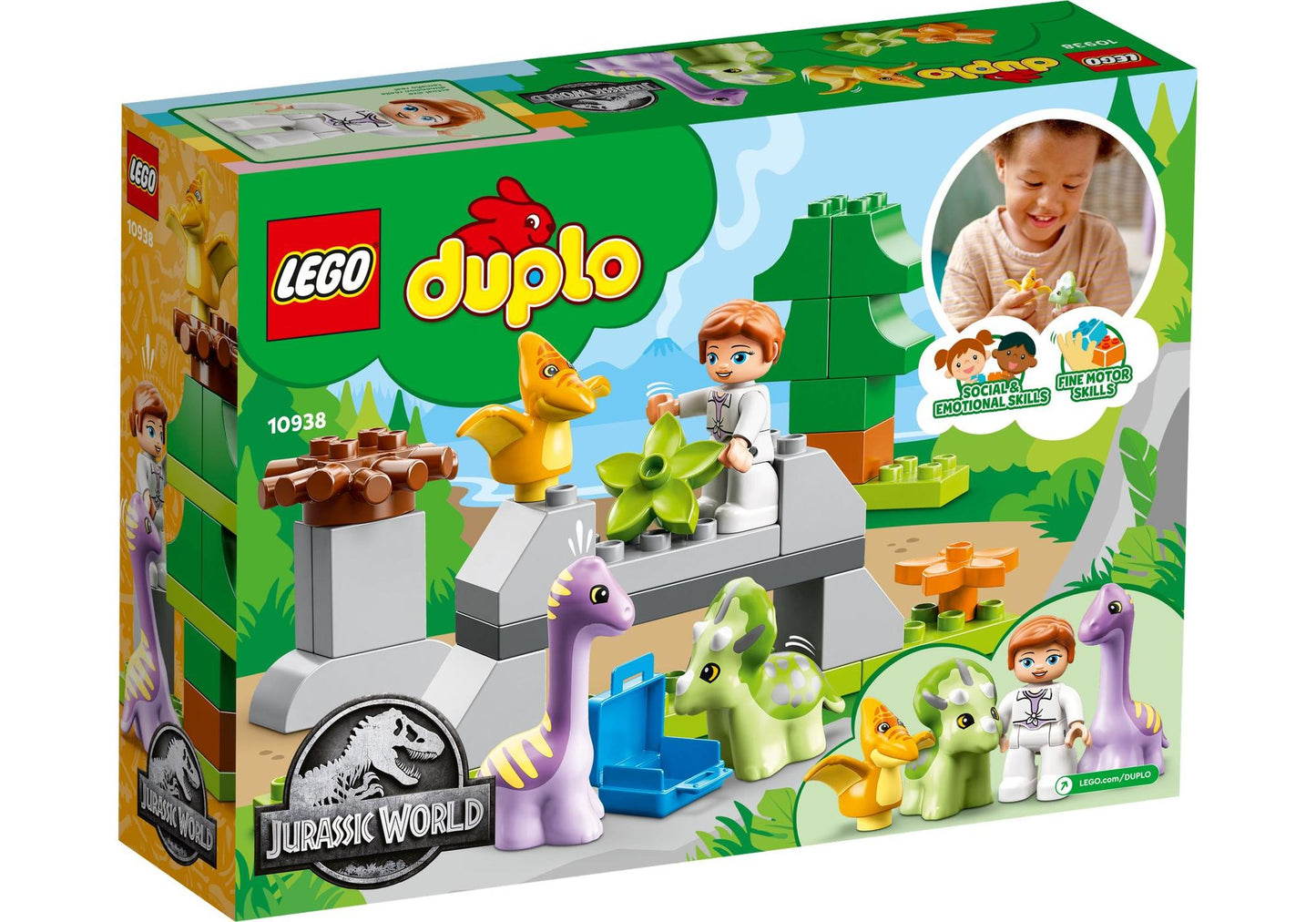 Lego 10938 DUPLO Jurassic World: Dinosaurier Kindergarten - plegobil