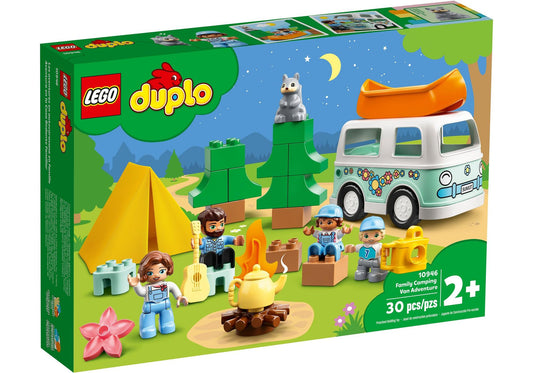 Lego 10946 DUPLO Familienabenteuer mit Campingbus - plegobil