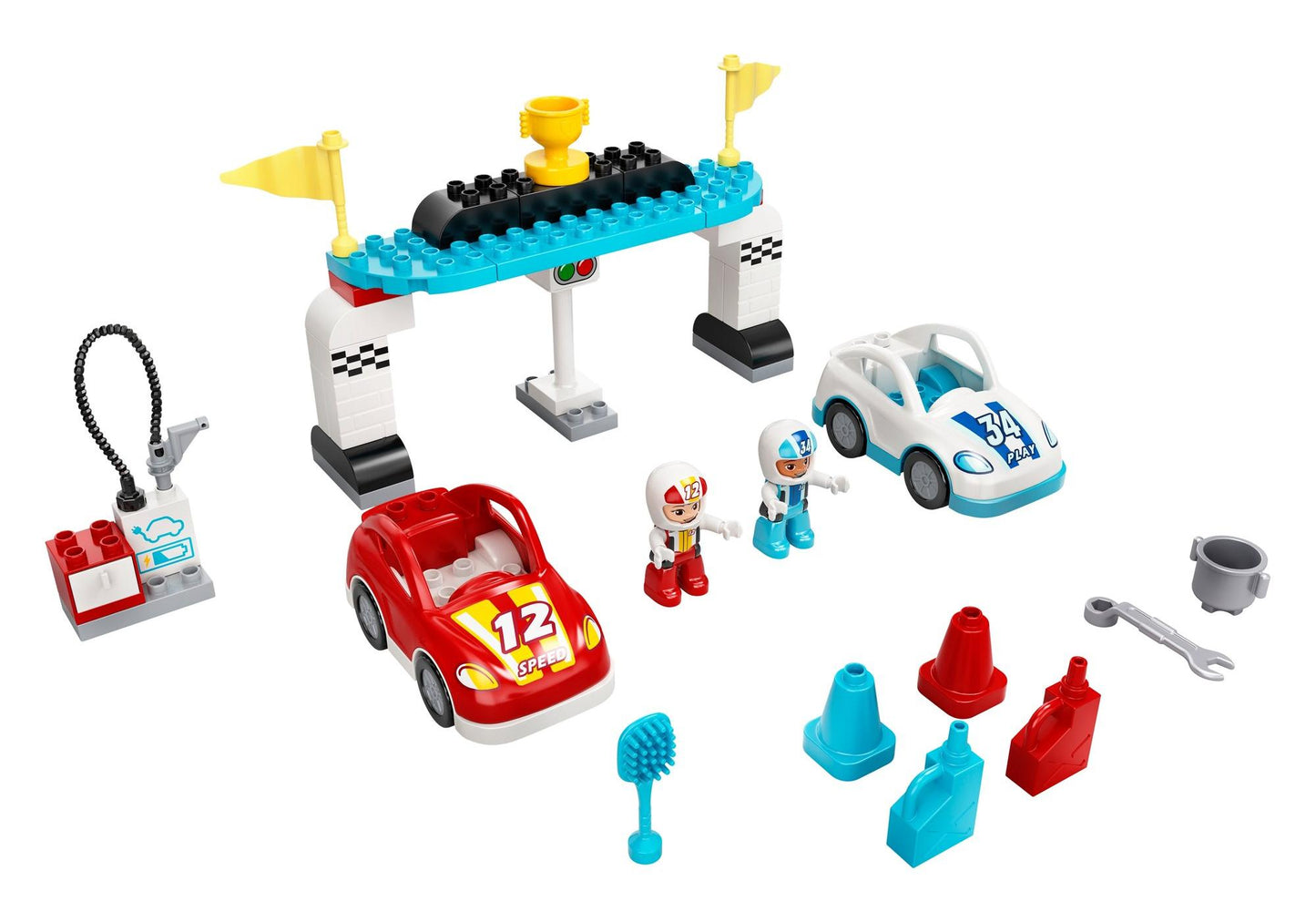 Lego 10947 DUPLO Rennwagen - plegobil