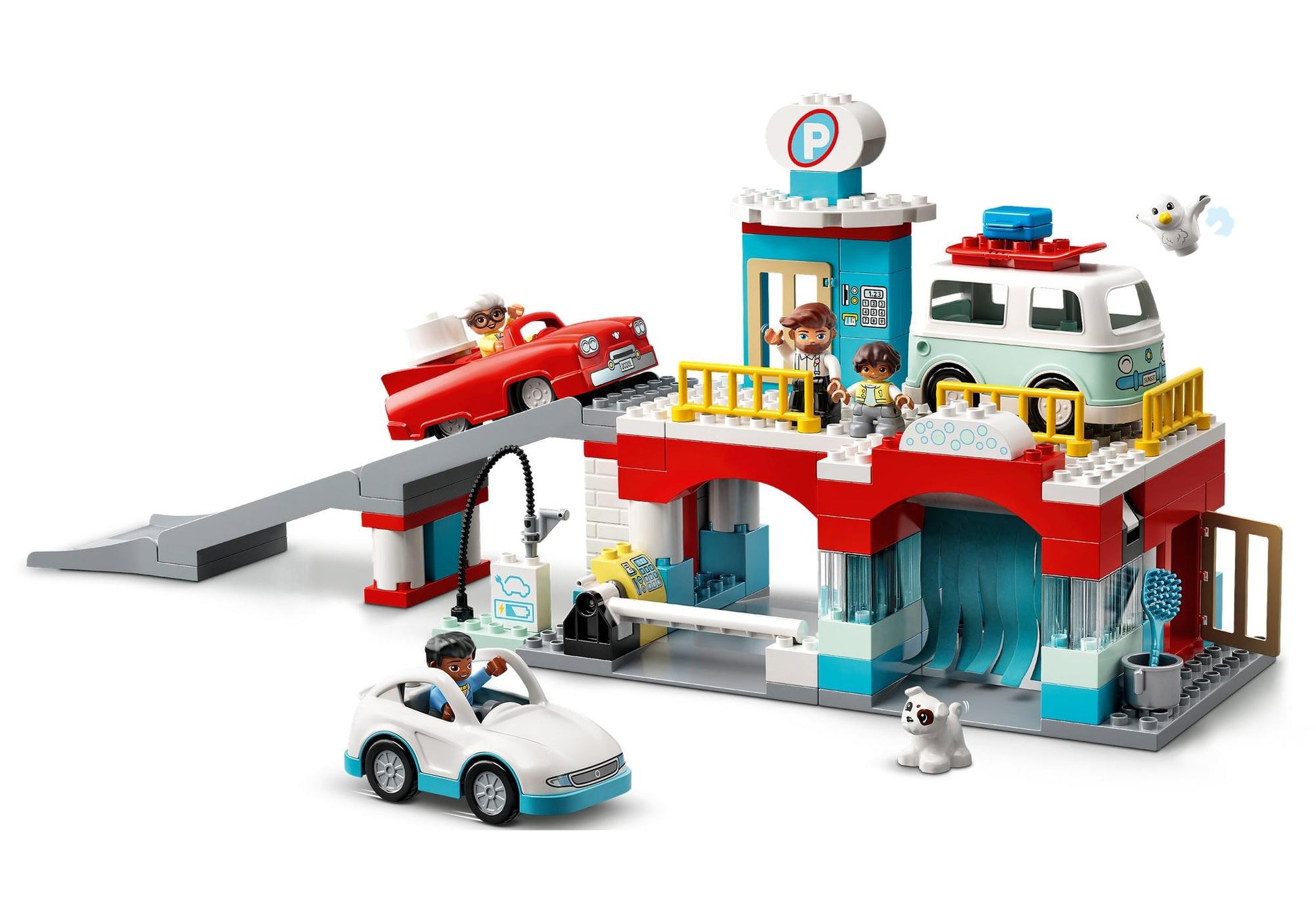 Lego 10948 DUPLO Parkhaus mit Autowaschanlage - plegobil