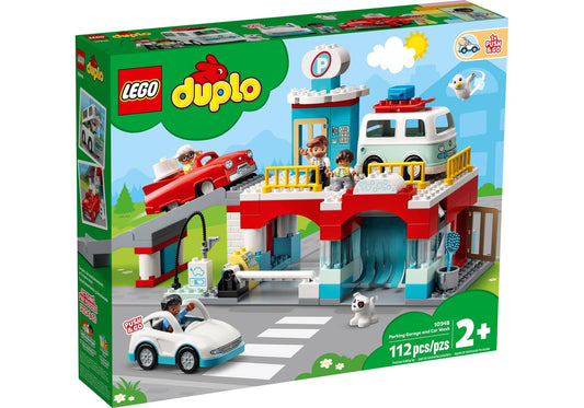 Lego 10948 DUPLO Parkhaus mit Autowaschanlage - plegobil
