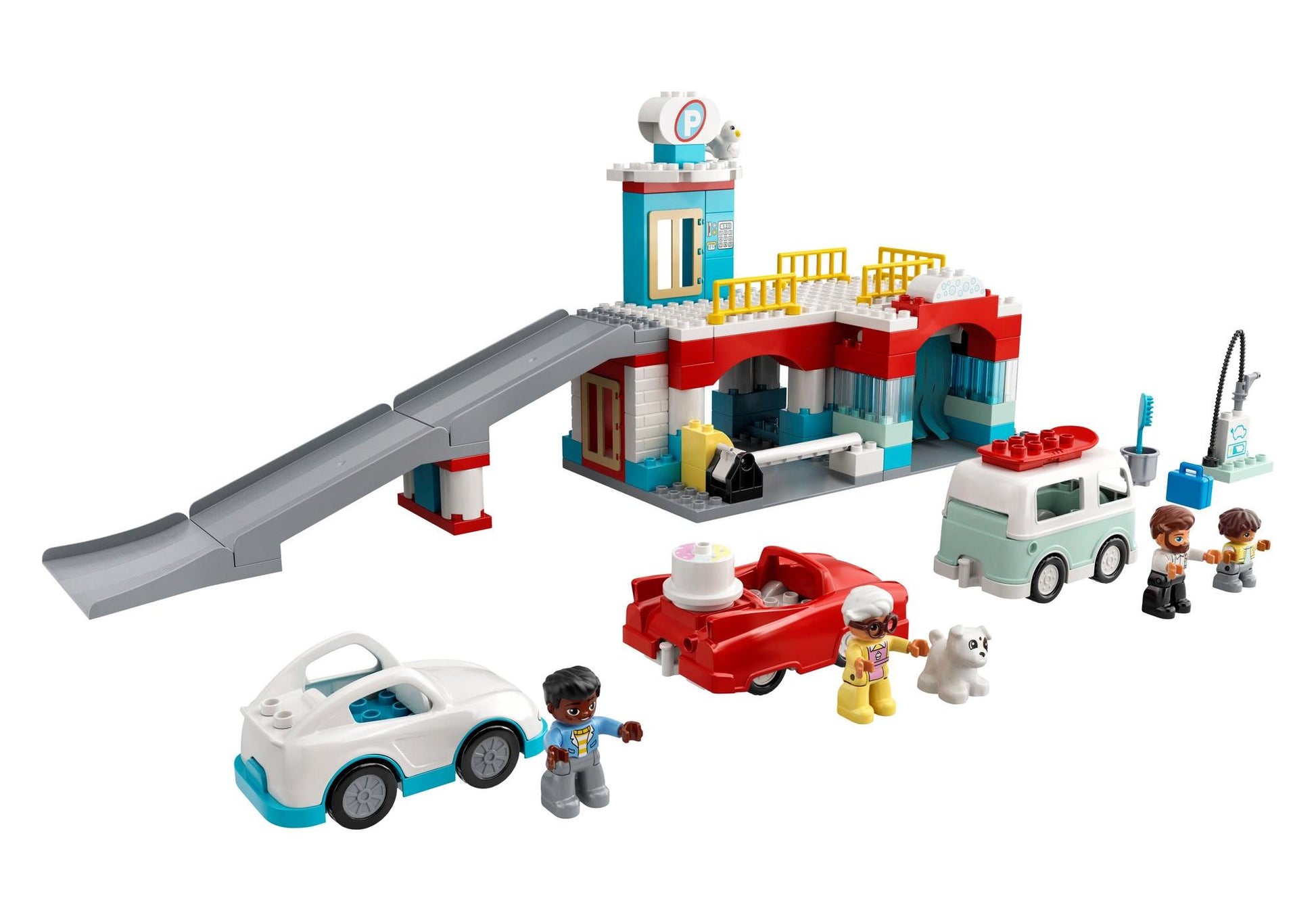 Lego 10948 DUPLO Parkhaus mit Autowaschanlage - plegobil