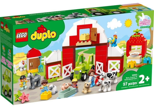 Lego 10952 DUPLO Scheune, Traktor und Tierpflege - plegobil