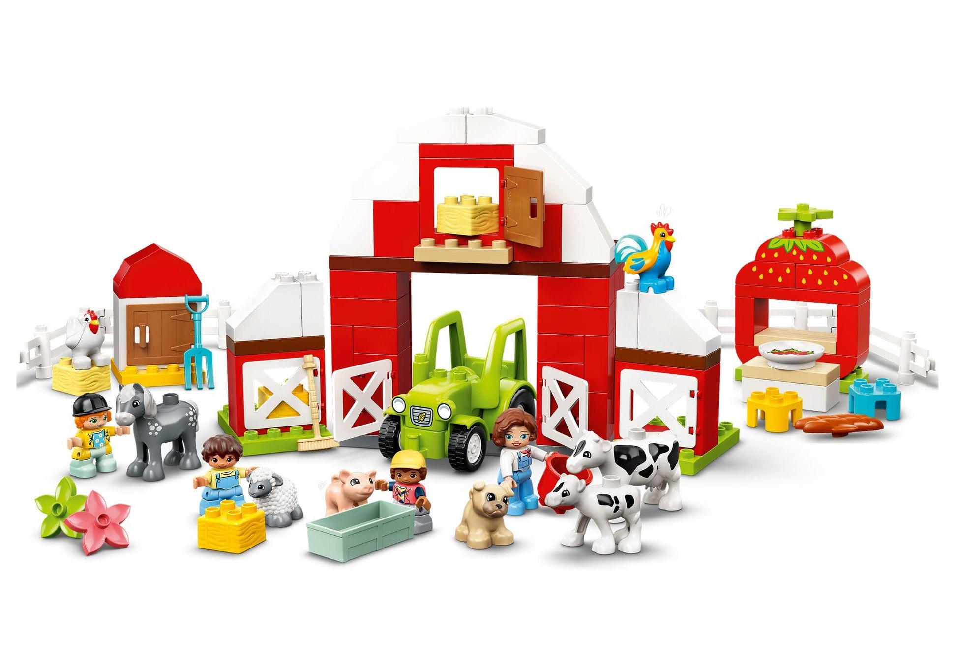 Lego 10952 DUPLO Scheune, Traktor und Tierpflege - plegobil