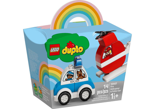 Lego 10957 DUPLO Mein erster Feuerwehrhubschrauber und mein erstes Polizeiauto - plegobil