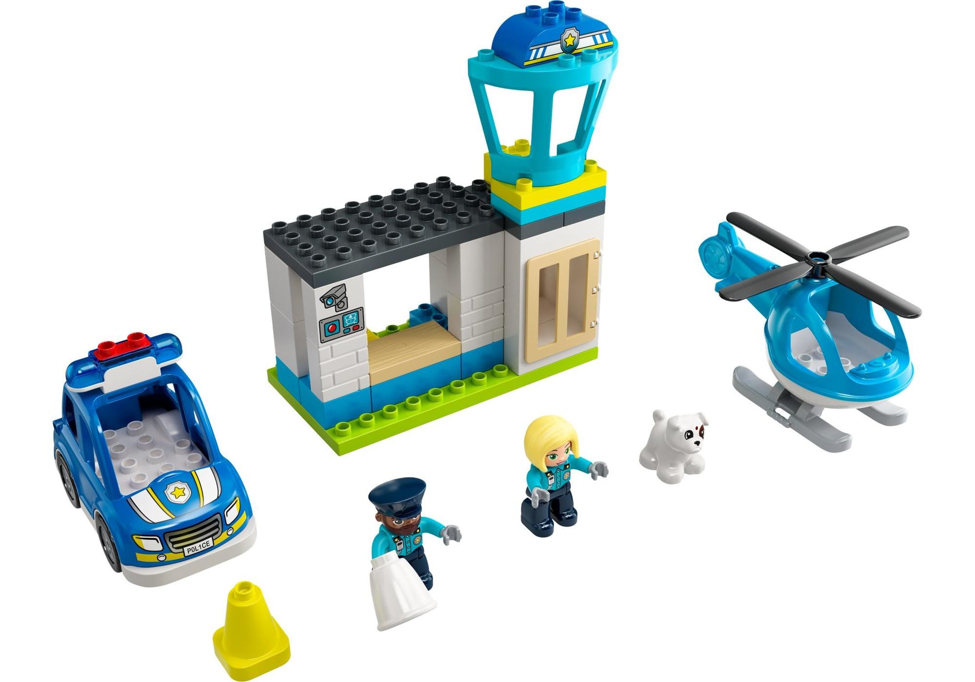 Lego 10959 DUPLO Polizeistation mit Hubschrauber - plegobil