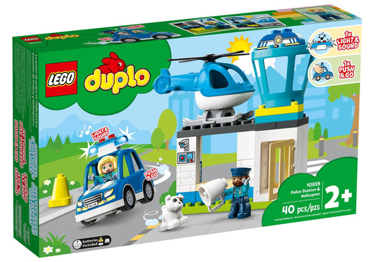 Lego 10959 DUPLO Polizeistation mit Hubschrauber - plegobil