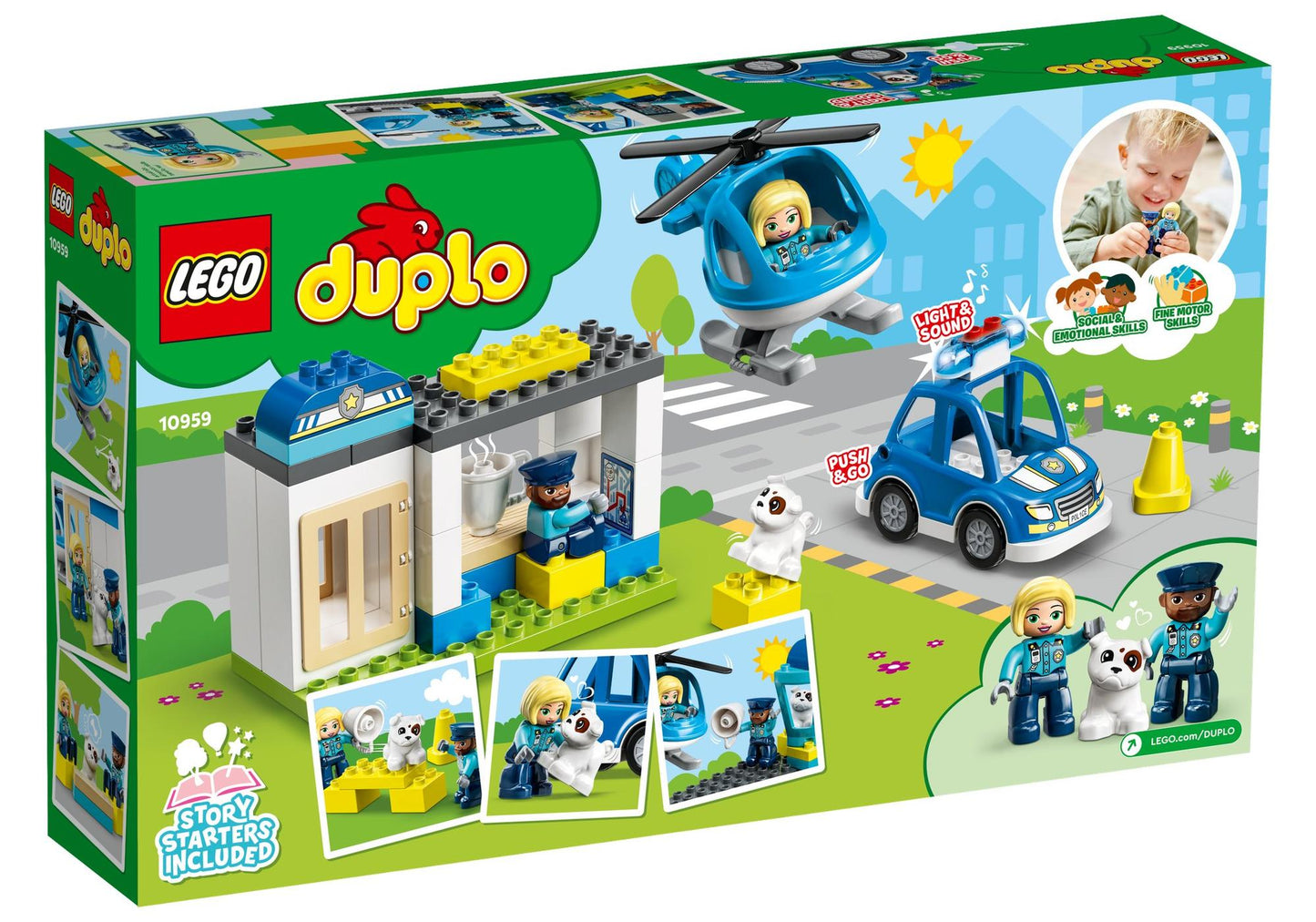 Lego 10959 DUPLO Polizeistation mit Hubschrauber - plegobil