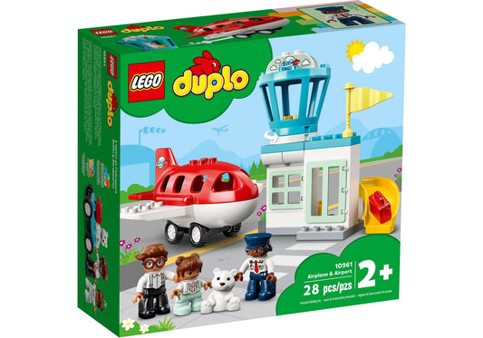 Lego 10961 DUPLO Flugzeug und Flughafen - plegobil