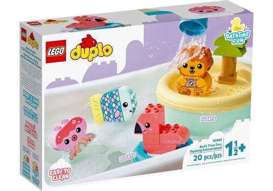 Lego 10966 DUPLO Badewannenspaß: Schwimmende Tierinsel - plegobil