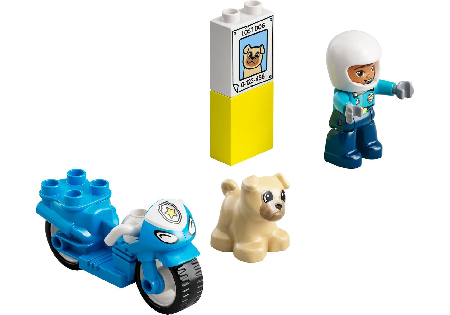 Lego 10967 DUPLO Polizeimotorrad - plegobil