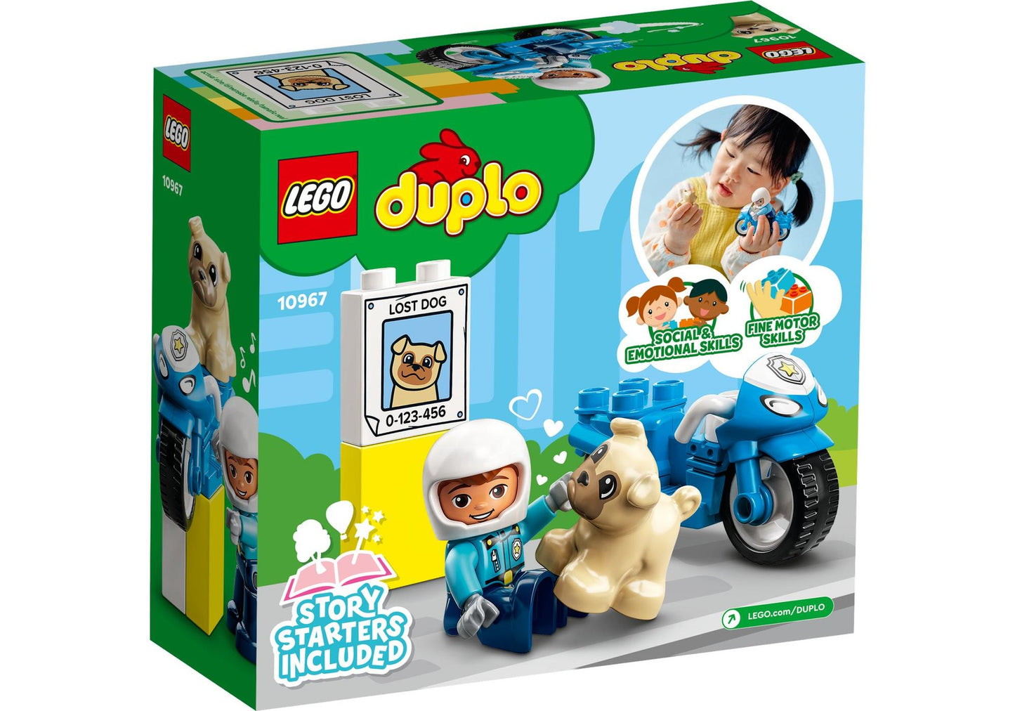 Lego 10967 DUPLO Polizeimotorrad - plegobil