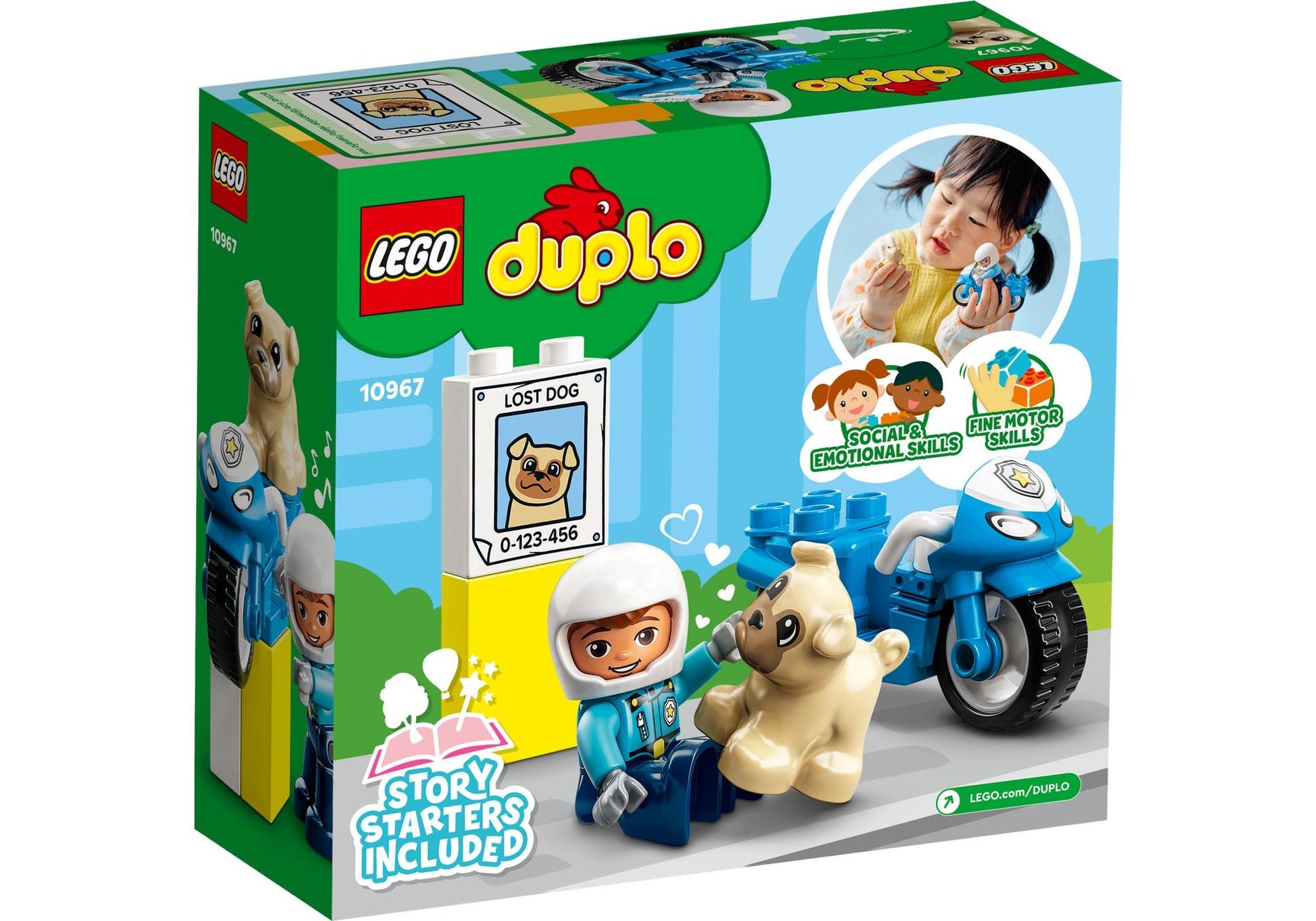 Lego 10967 DUPLO Polizeimotorrad - plegobil