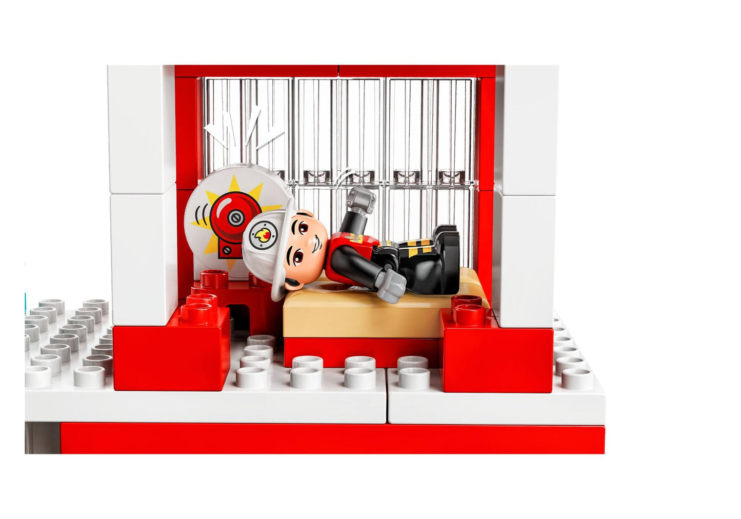 Lego 10970 DUPLO Feuerwehrwache mit Hubschrauber - plegobil