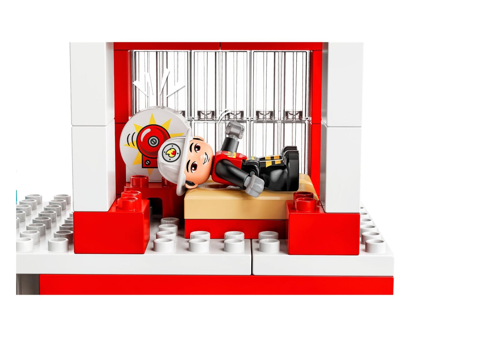 Lego 10970 DUPLO Feuerwehrwache mit Hubschrauber - plegobil