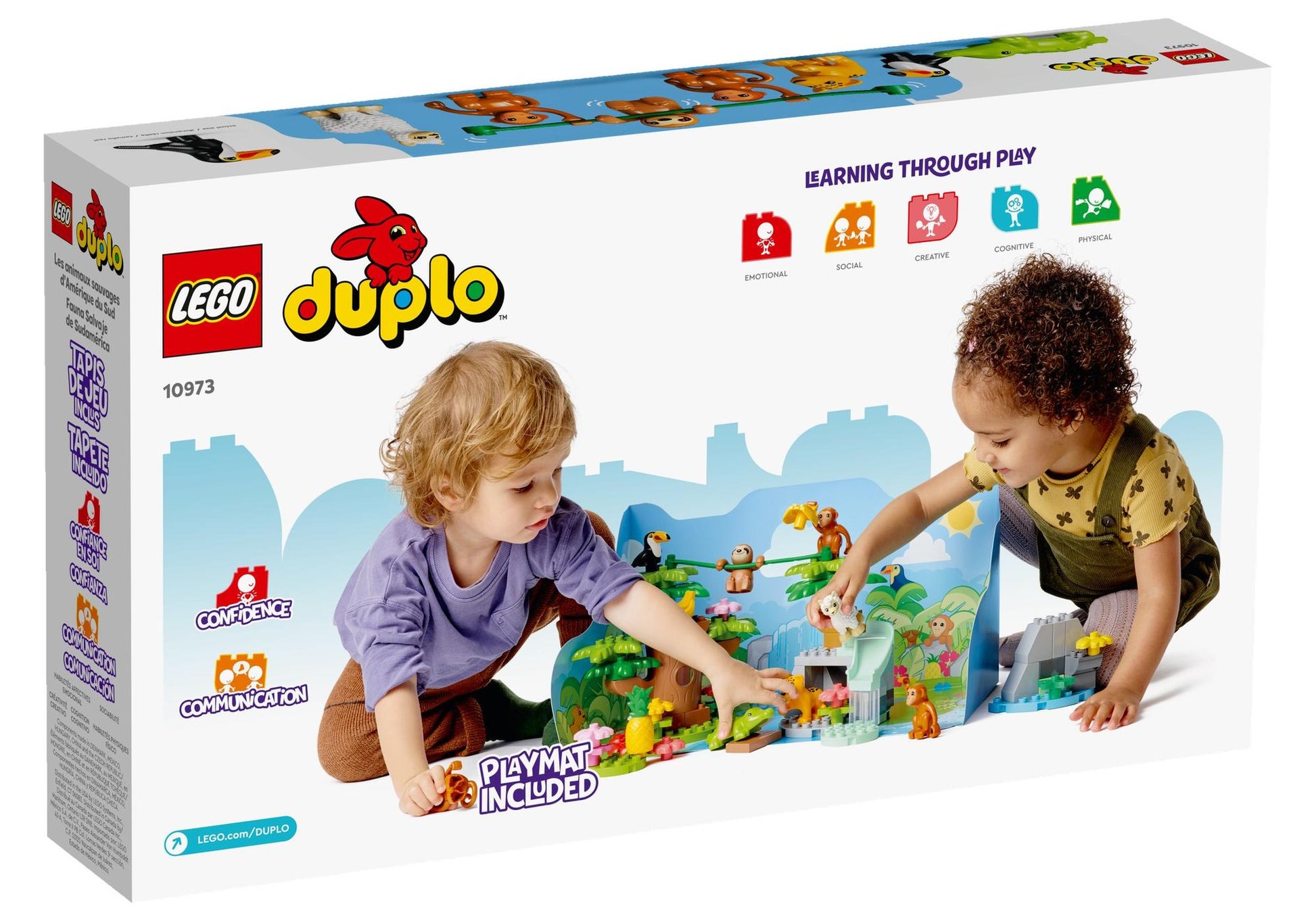 Lego 10973 DUPLO Wilde Tiere Südamerikas - plegobil