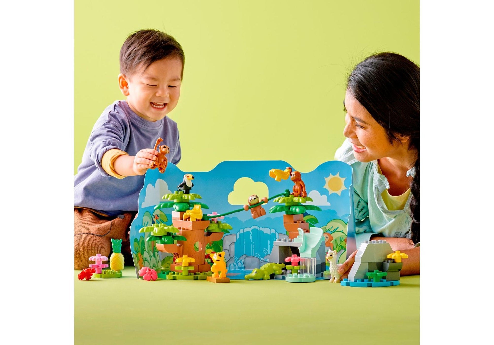 Lego 10973 DUPLO Wilde Tiere Südamerikas - plegobil